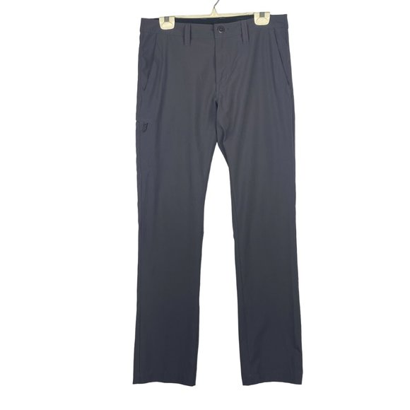 Volcom Pants Mens 32 (33) True To This‎ Chino Gray Stretch Lightweight Skate - Picture 1 of 16